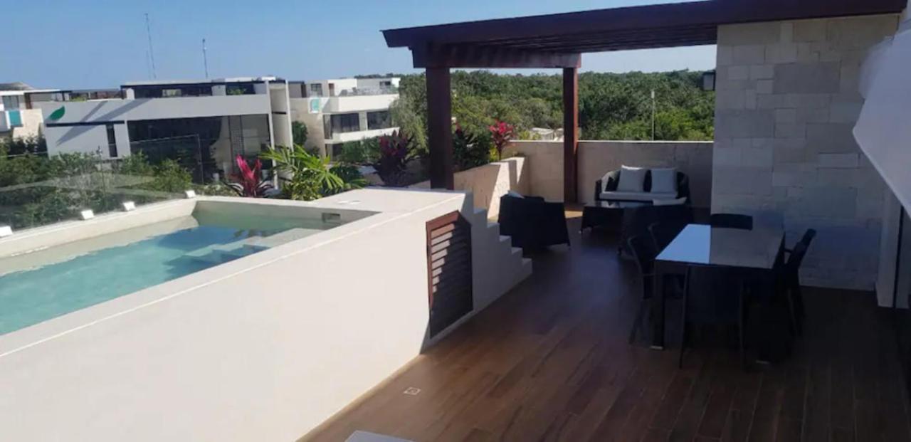 Apartmán Penthouse Blue Luxury La Veleta Tulum Exteriér fotografie
