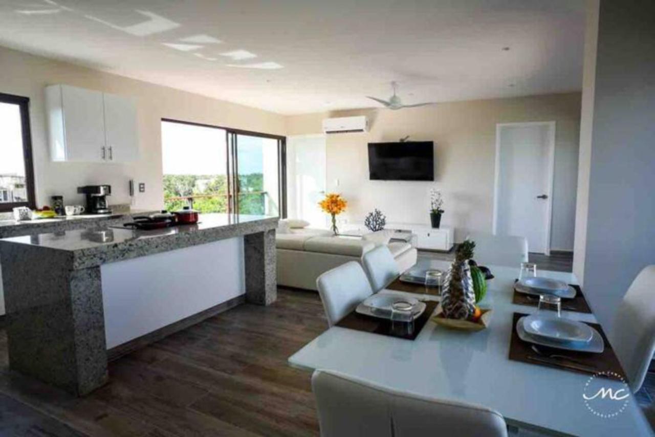 Apartmán Penthouse Blue Luxury La Veleta Tulum Exteriér fotografie