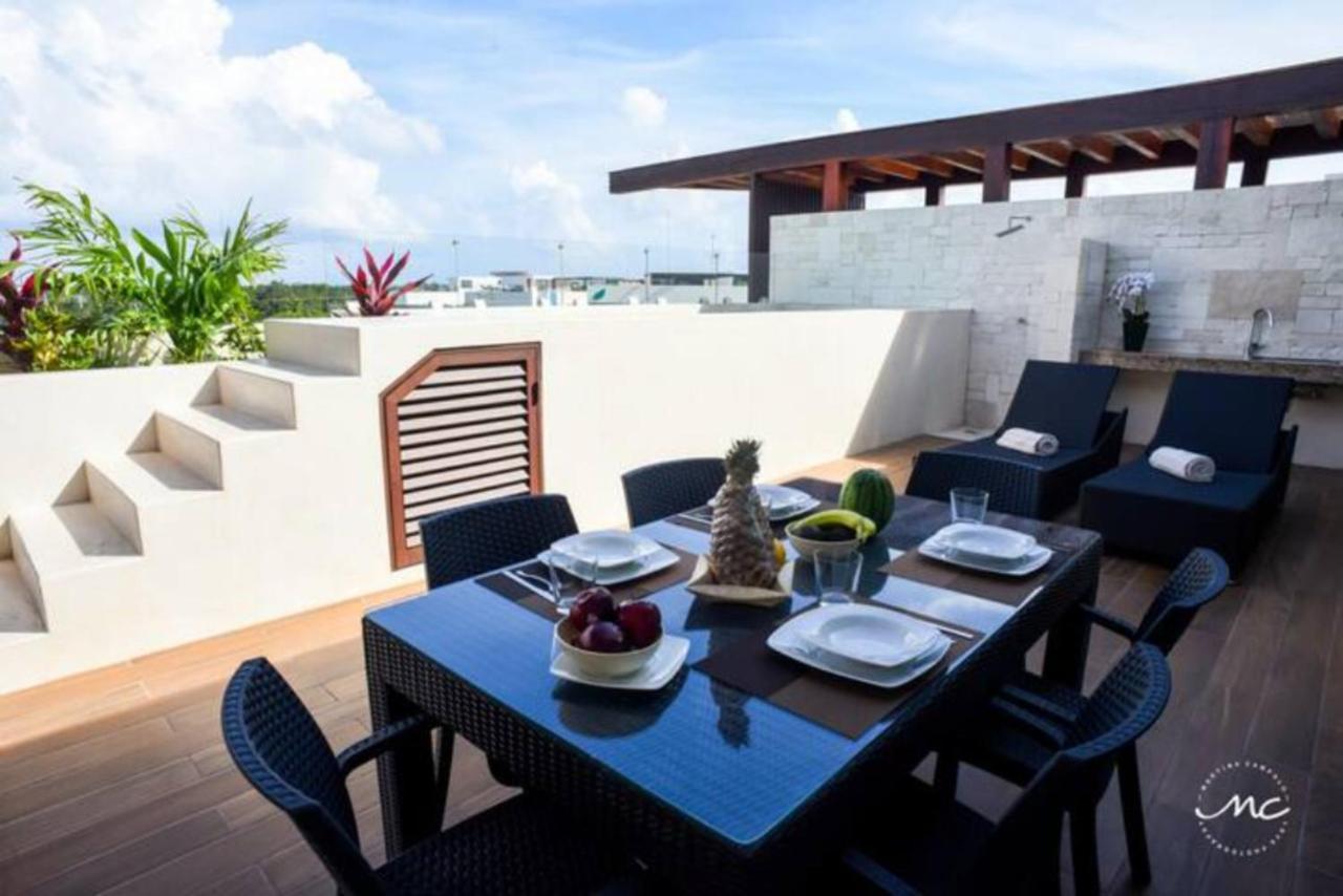Apartmán Penthouse Blue Luxury La Veleta Tulum Exteriér fotografie