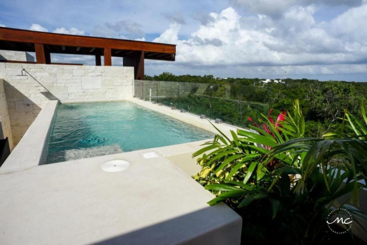 Apartmán Penthouse Blue Luxury La Veleta Tulum Exteriér fotografie