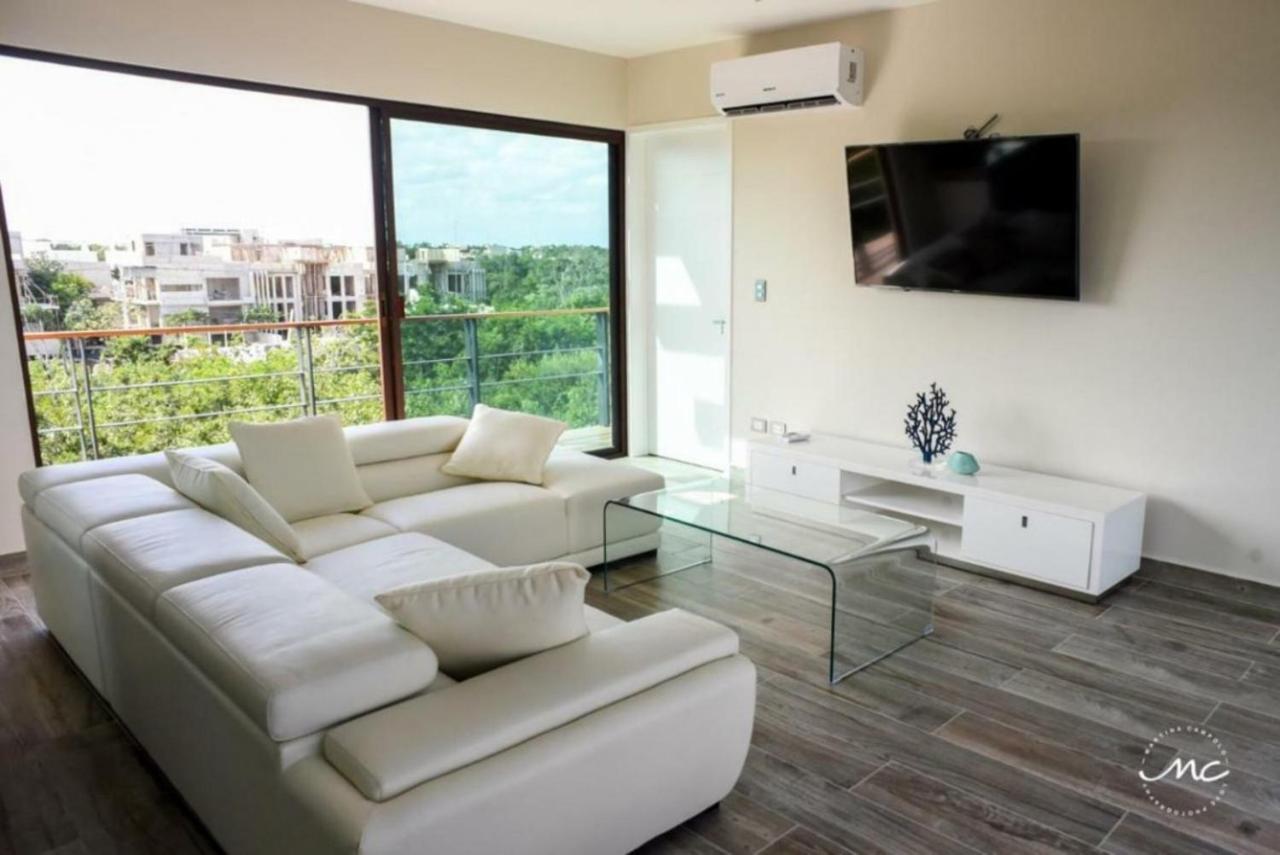 Apartmán Penthouse Blue Luxury La Veleta Tulum Exteriér fotografie