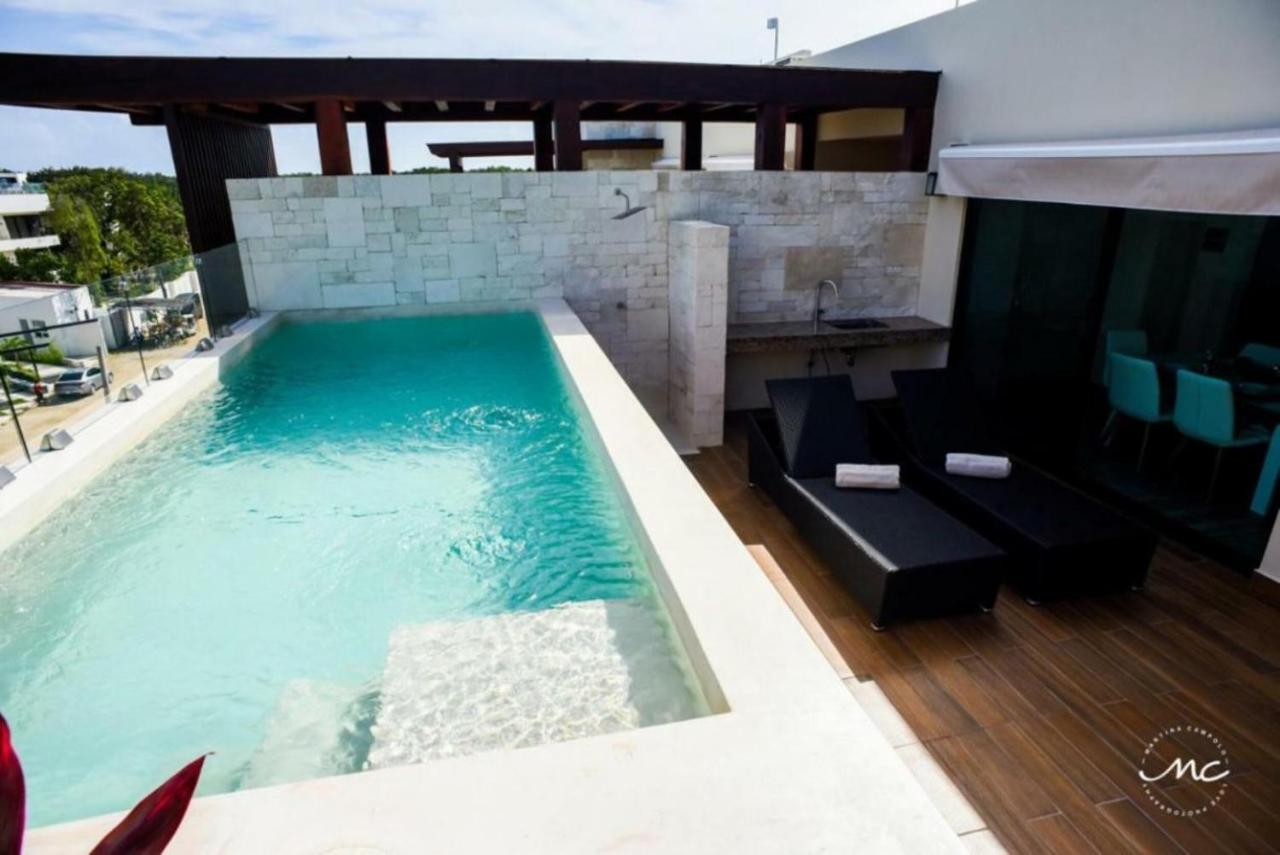 Apartmán Penthouse Blue Luxury La Veleta Tulum Exteriér fotografie