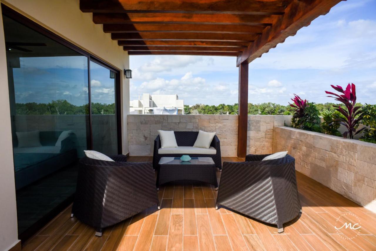 Apartmán Penthouse Blue Luxury La Veleta Tulum Exteriér fotografie