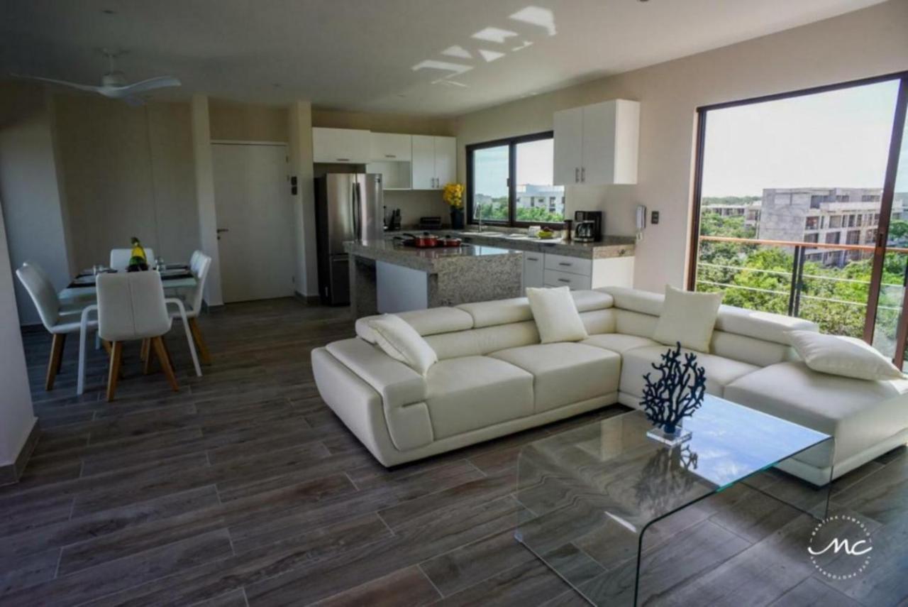 Apartmán Penthouse Blue Luxury La Veleta Tulum Exteriér fotografie