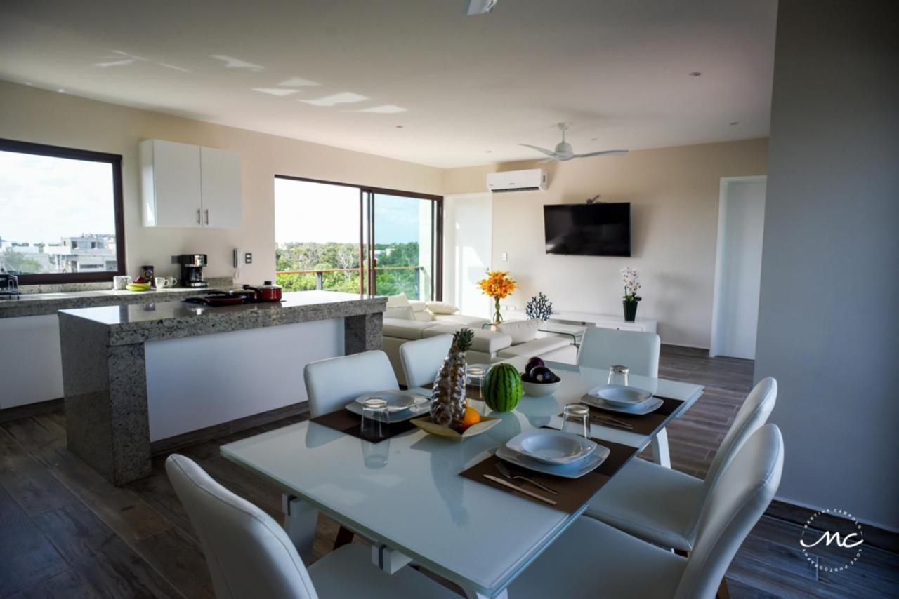 Apartmán Penthouse Blue Luxury La Veleta Tulum Exteriér fotografie